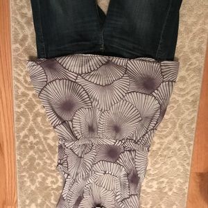 Light purple sleeveless blouse